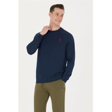 Bluza de trening din bumbac cu maneci raglan