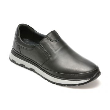 Pantofi AXXELLL negri, SY703, din piele naturala