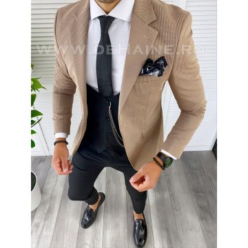Sacou barbati in carouri slim fit B5011  P20-6.1