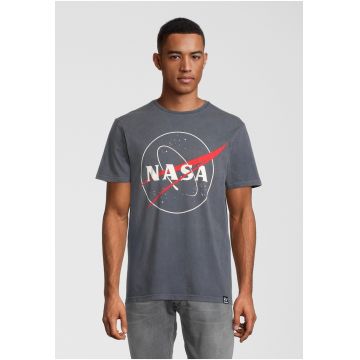 Tricou cu decolteu la baza gatului NASA Logo Redux 5501