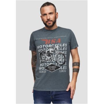 Tricou cu imprimeu grafic BSA Birmingham Motorcycles 3309