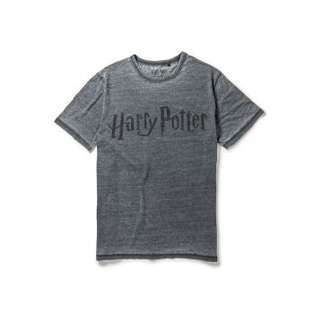 Tricou cu imprimeu Harry Potter Classic Logo Charcoal 5465