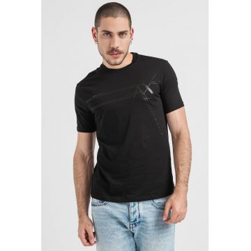 Tricou de bumbac cu imprimeu logo