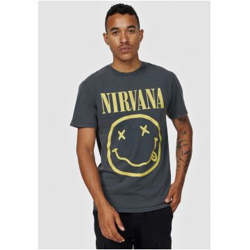 Tricou de bumbac Nirvana Smiley Face 4457