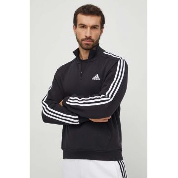 adidas bluză bărbați, culoarea negru, cu imprimeu HZ6235