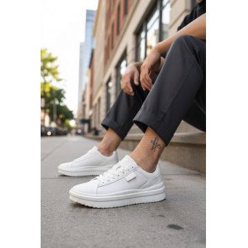 Adidasi barbati casual albi 069  N11-3