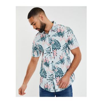 Camasa cu imprimeu tropical Paradise 7003