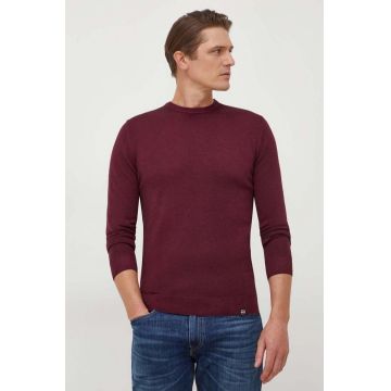Colmar pulover de lana barbati, culoarea bordo, light