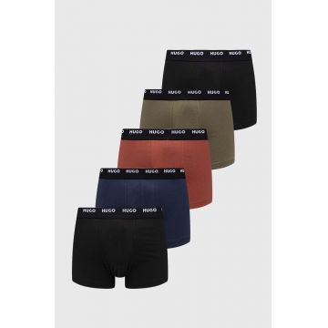 HUGO boxeri 5-pack barbati, culoarea negru