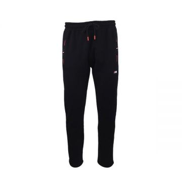 Pantaloni trening barbat, interior vatuit, bleumarin cu logo rosu, 2XL
