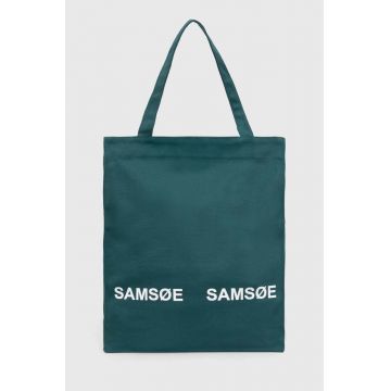 Samsoe Samsoe poșetă culoarea verde