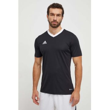 adidas Performance tricou de antrenament Entrada 22 culoarea negru, cu imprimeu  HE1573