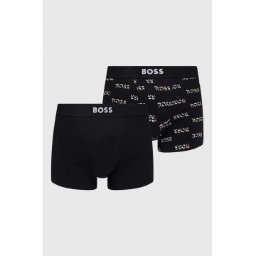 BOSS boxeri 2-pack barbati, culoarea negru