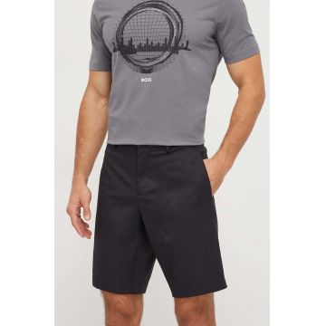 BOSS Green pantaloni scurți bărbați, culoarea negru 50504384