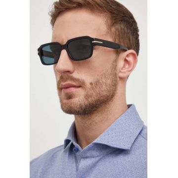 BOSS ochelari de soare barbati, culoarea negru