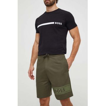 BOSS pantaloni scurți din bumbac culoarea verde 50510635