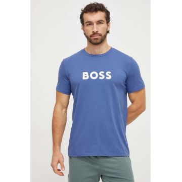 BOSS tricou din bumbac barbati, cu imprimeu