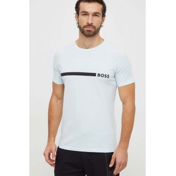 BOSS tricou din bumbac barbati, cu imprimeu