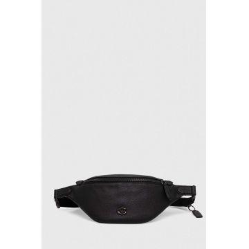 Coach borseta de piele culoarea negru