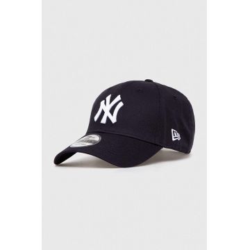 New Era șapcă de baseball din bumbac culoarea albastru marin, cu imprimeu, NEW YORK YANKEES