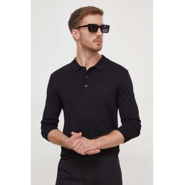 Pepe Jeans pulover Malone barbati, culoarea negru, light