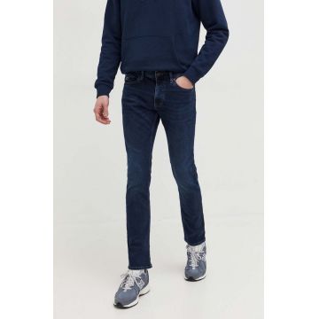 Tommy Jeans jeansi barbati, culoarea albastru marin