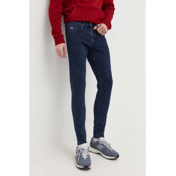 Tommy Jeans jeansi barbati, culoarea albastru marin