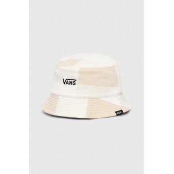 Vans palarie cu doua fete culoarea bej