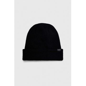 Volcom caciula culoarea negru, din tricot gros