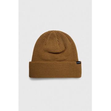 Volcom caciula culoarea verde, din tricot gros