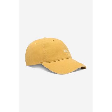 Wood Wood șapcă de baseball din bumbac Low profile twill cap culoarea galben, uni 12110804.7083-OFFWHITE