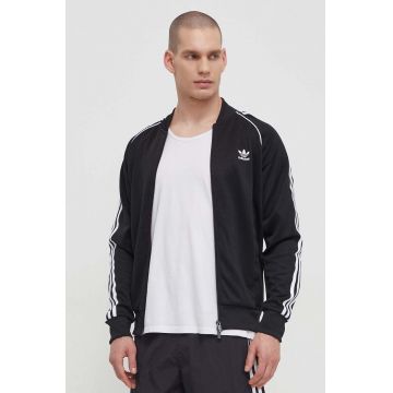 adidas Originals bluză bărbați, culoarea negru, cu imprimeu IM4545