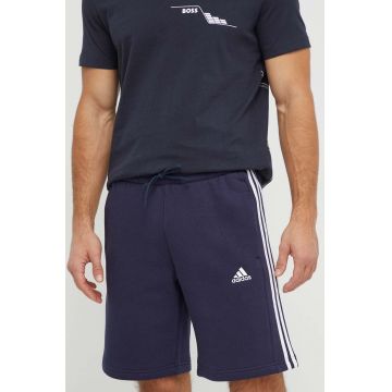 adidas pantaloni scurți bărbați, culoarea bleumarin IJ6484