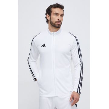 adidas Performance hanorac de antrenament Tiro 23 culoarea alb, cu imprimeu HS3501