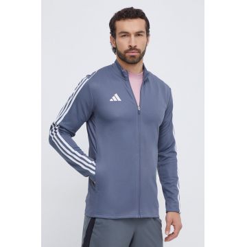 adidas Performance hanorac de antrenament Tiro 23 culoarea gri, cu imprimeu HS3504