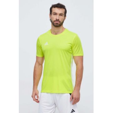 adidas Performance tricou de antrenament Tabela 23 culoarea galben, cu imprimeu IB4925