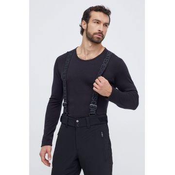 adidas TERREX longsleeve funcțional OUTDOOR culoarea negru