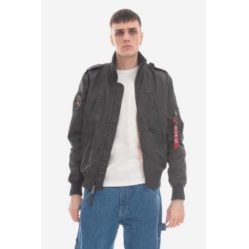 Alpha Industries geacă Aviator TT Jacket 106104 136 bărbați, culoarea gri, de tranziție 106104.136-grey