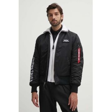 Alpha Industries geacă bomber MA-1 D-Tec SE bărbați, culoarea negru, de iarnă 133104.95