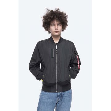 Alpha Industries geacă bomber MA-1 Parachute bărbați, culoarea negru, de tranziție 116104.03-black