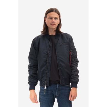 Alpha Industries geacă bomber MA-1 VF Authentic Overdyed bărbați, culoarea bleumarin, de tranziție 108130.07-navy