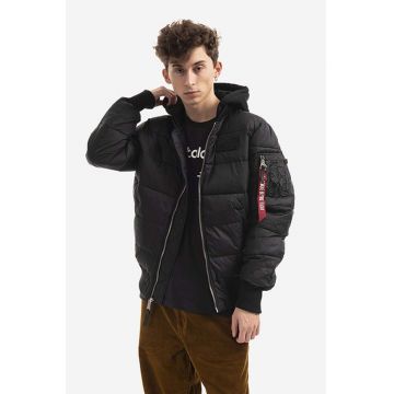 Alpha Industries geacă MA-1 bărbați, culoarea negru, de iarnă 118107.285-black