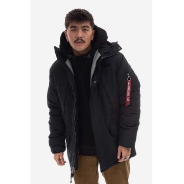 Alpha Industries hanorac N3B Expedition Parka barbati, culoarea negru, de iarna 108112.03-black