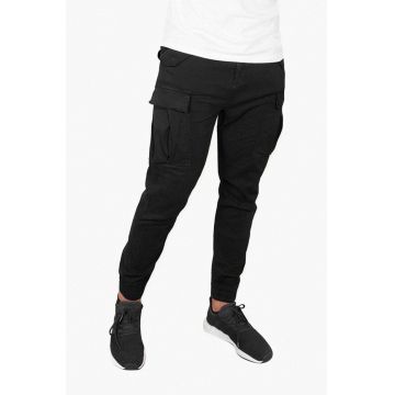 Alpha Industries pantaloni de bumbac Airman Pant culoarea negru 188201.03-black