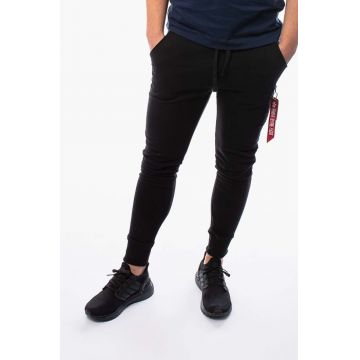Alpha Industries pantaloni de trening X-Fit Slim Cargo Pant culoarea negru 178333.03-black