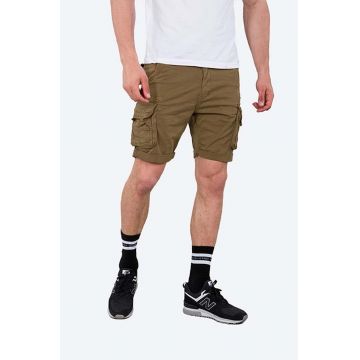 Alpha Industries pantaloni scurți bărbați, culoarea maro 176203.13-brown