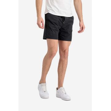 Alpha Industries pantaloni scurți barbati, culoarea negru 106253.03-black