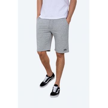 Alpha Industries pantaloni scurți Basic bărbați, culoarea gri 116363.17-grey