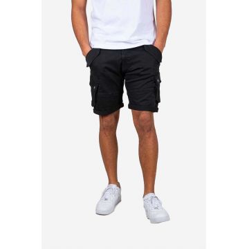 Alpha Industries pantaloni scurți Combat bărbați, culoarea negru 116210.03-black