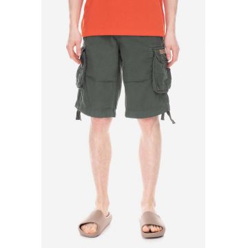 Alpha Industries pantaloni scurți din bumbac Alpha Industries Jet Short 191200 353 culoarea verde 191200.353-green